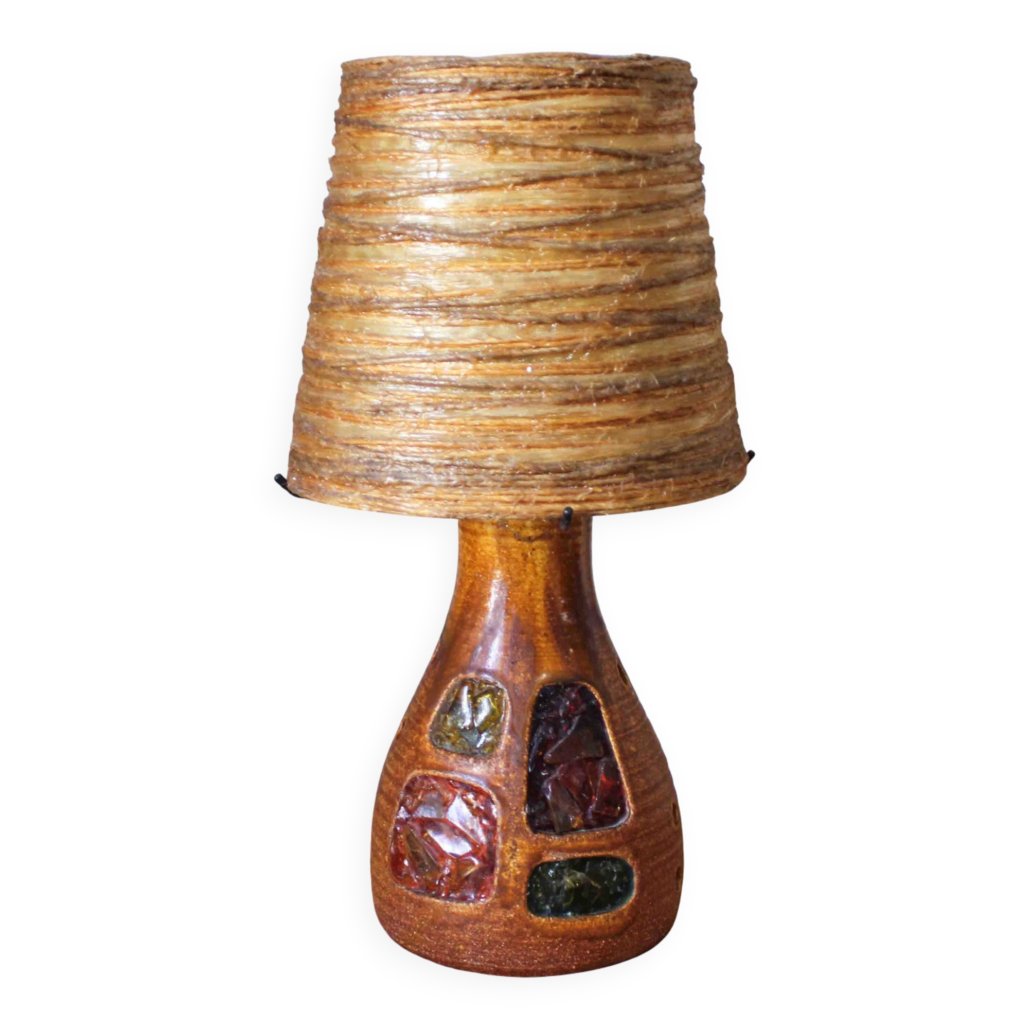 Ceramic and resin lamp - Accolay
