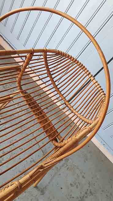 Cradle rattan