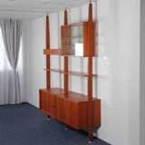 Vintage 1960s wooden wall unit