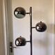 Floor lamp chrome balls "Bullit"