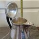 Ancien théière cafetière métal argenté boulenger coquillage coque