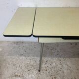 Vintage Yellow Formica Table 1960's