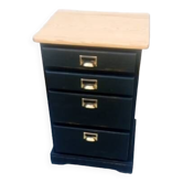 Black patina chest of drawers