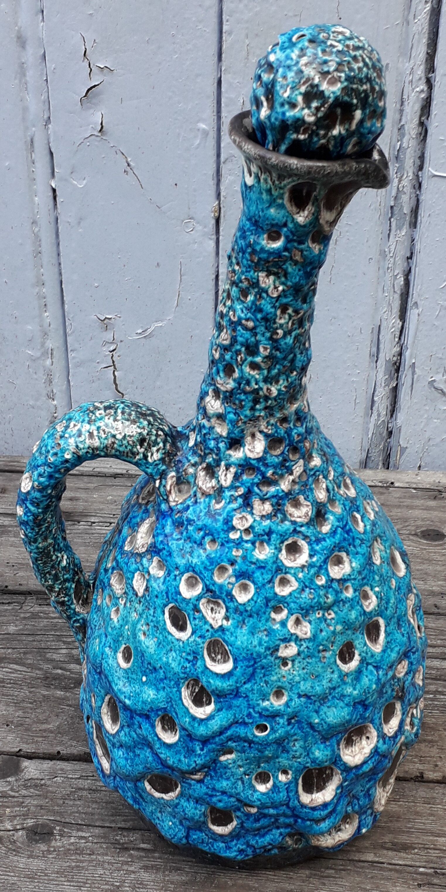 Carafe fat lava bleu