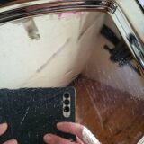 Silver-plated serving dish Quist and its asparagus cradle grid.