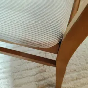 Set of 2 vintage Scandinavian chairs in teak and corduroy, 1960s