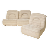 Beige modular sofa, Space Age, Italy, 1970s