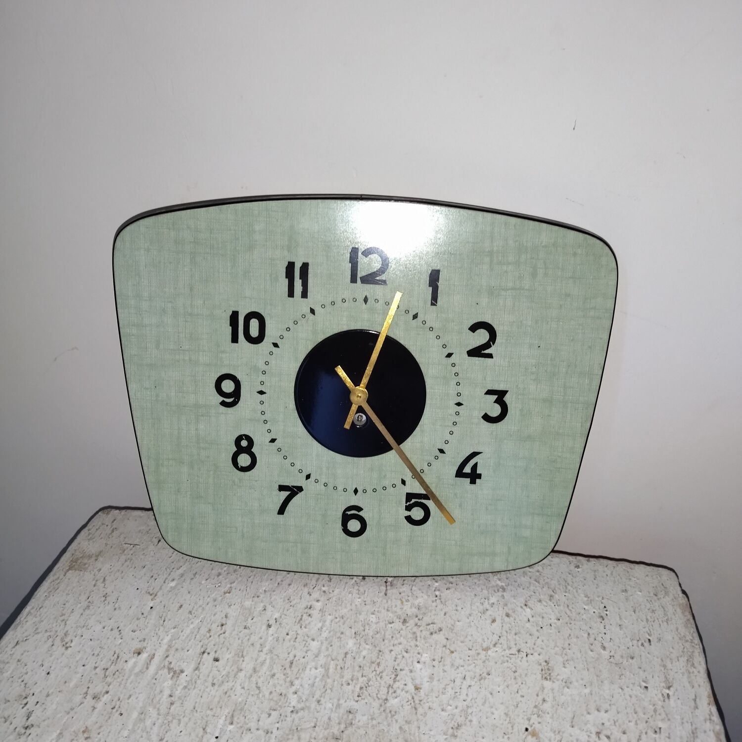 Clock pendulum formica bistrot bar 60s