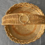 Round basket old braided.
