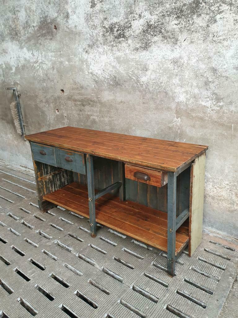 Antique shop counter