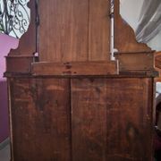 English commode with mirror, 19th century.