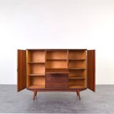 Mid-Century Danish Teak Highboard, 1960s.