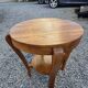 Art Deco side table in mahogany