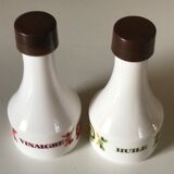 Set oil and vinegar mobil vintage years 70 s