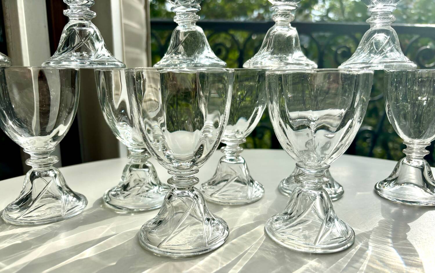 Verres Saint Louis Crystal modèle Cluny