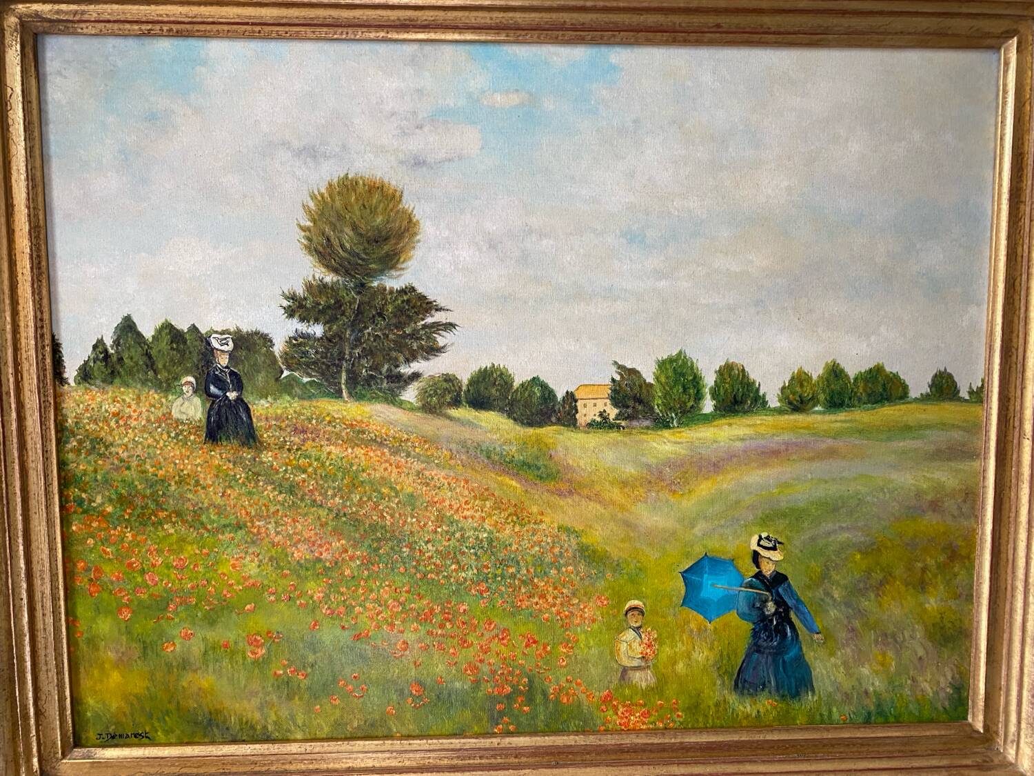 Landscape signed by the 20th century school