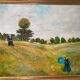 Paysage signé école du xxeme siècle