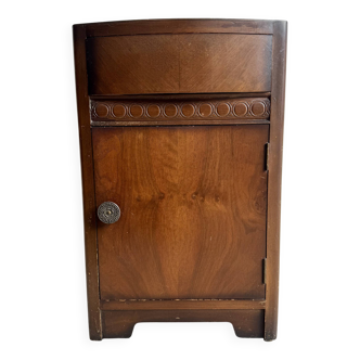 Vintage Bedside Table with Drawer