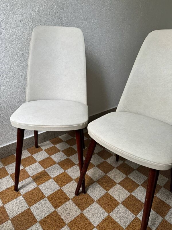 2 chaises tonneau Baumann années 60