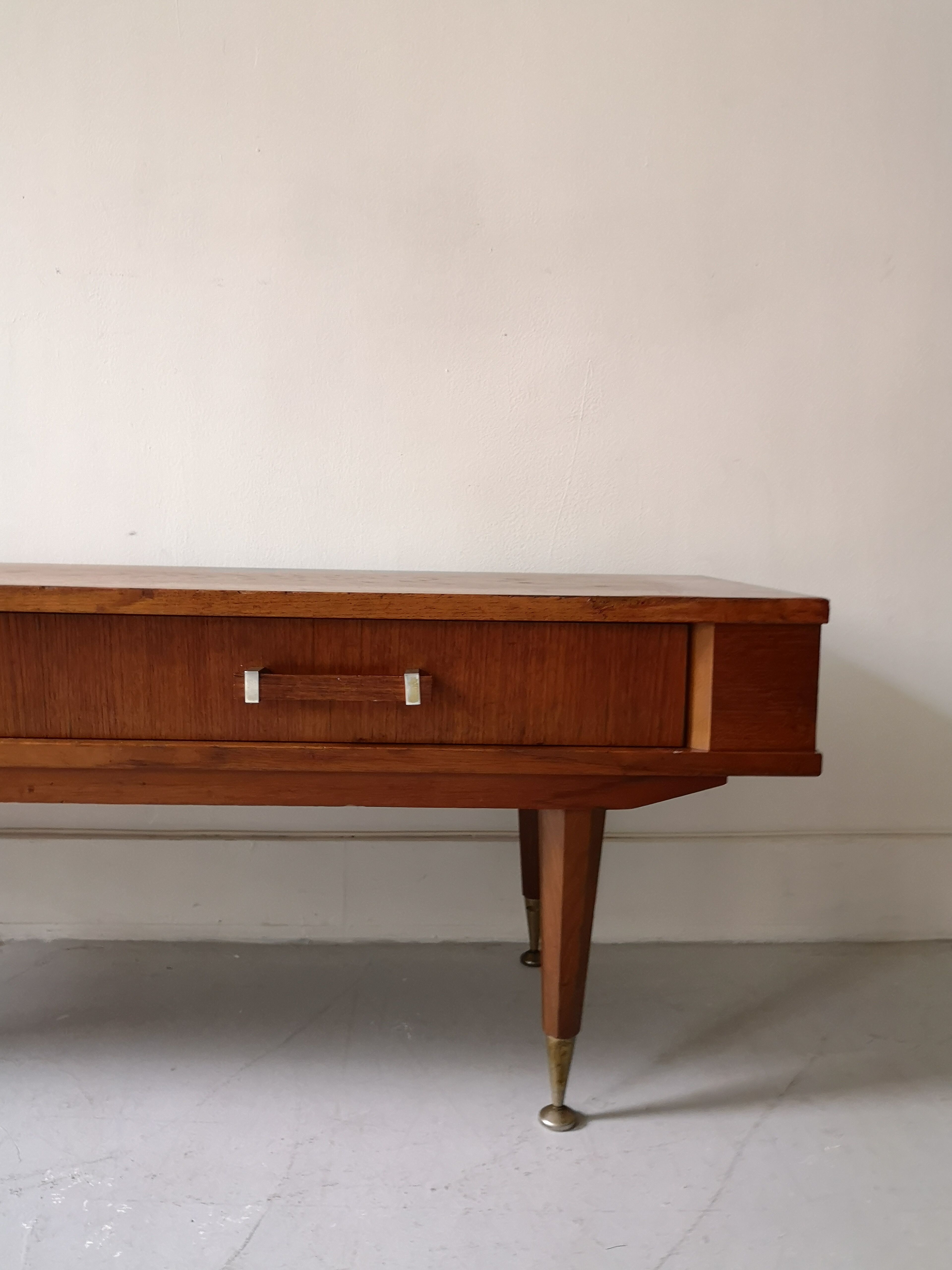 Enfilade basse design scandinave en bois, 1970