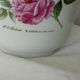 PORCELAIN POT COVER ALLEMAN'DE DECOR ROSES PIERRE JOSEPH REDOUTE