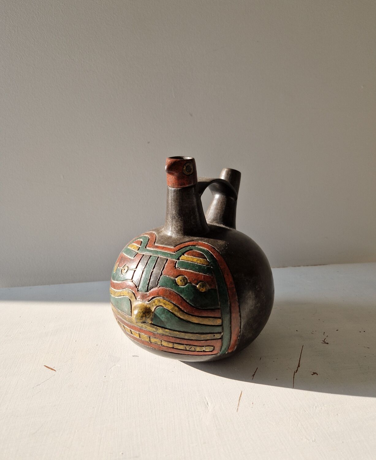 Vase céramique zoomorphe