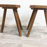 Pair stools vacher 1950