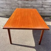 Table rectangulaire, extensible de Style Scandinave en teck