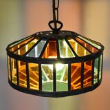 Color stained glass suspension
