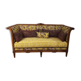 Canapé, banquette trois places style Louis XVI