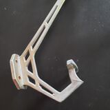Set of 5 brushed aluminum coat hooks