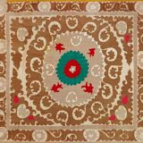 Vintage Turkish hand-knotted rug 118x128 cm