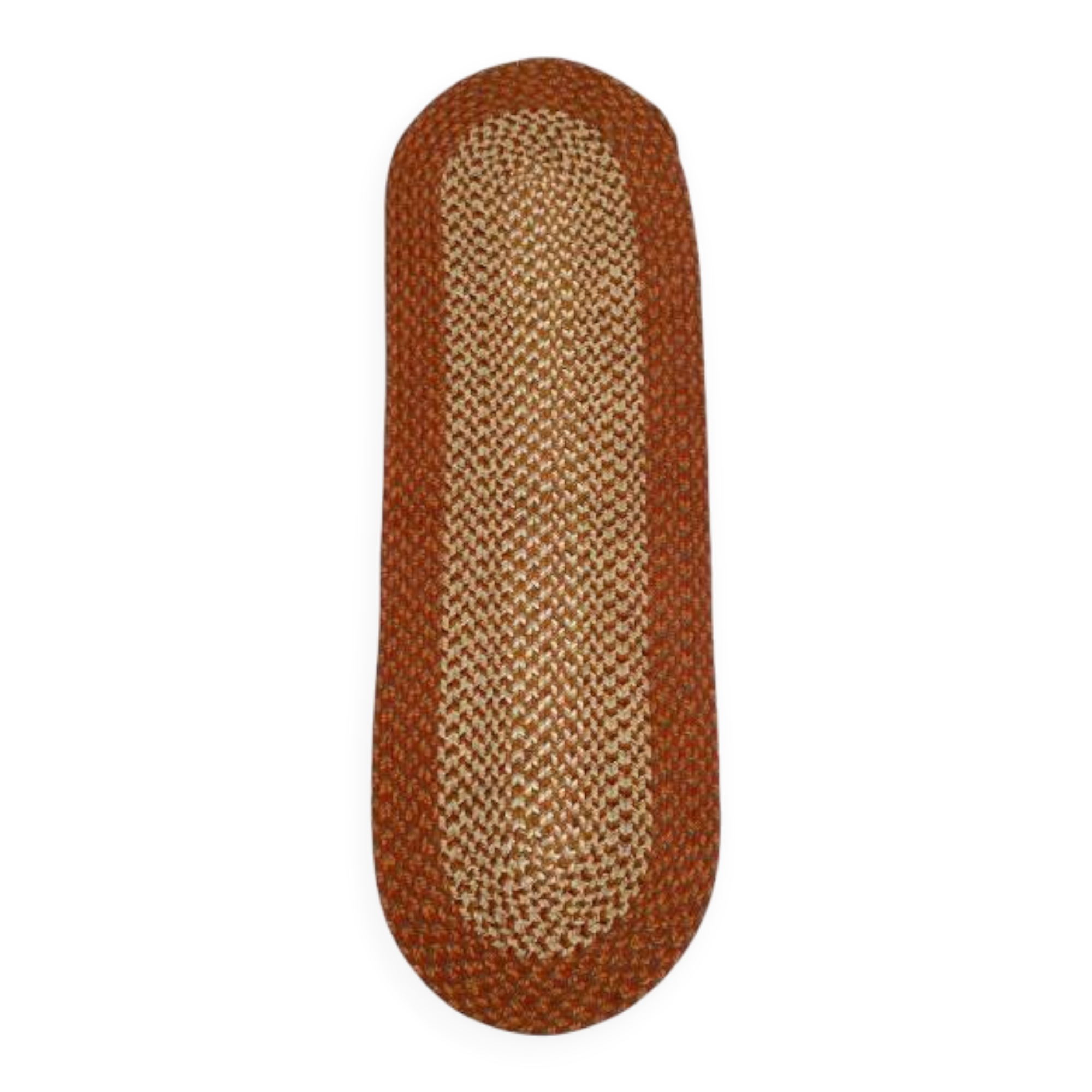 Oval wool rug 57x172 cm