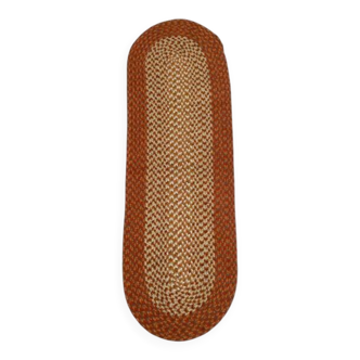 Oval wool rug 57x172 cm