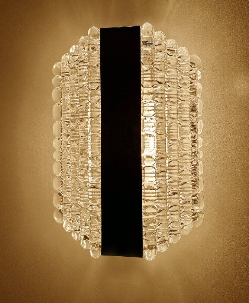 Pair  Vintage glass sconces from Kaiser