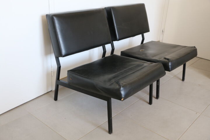 2 metal heaters skaï 1960