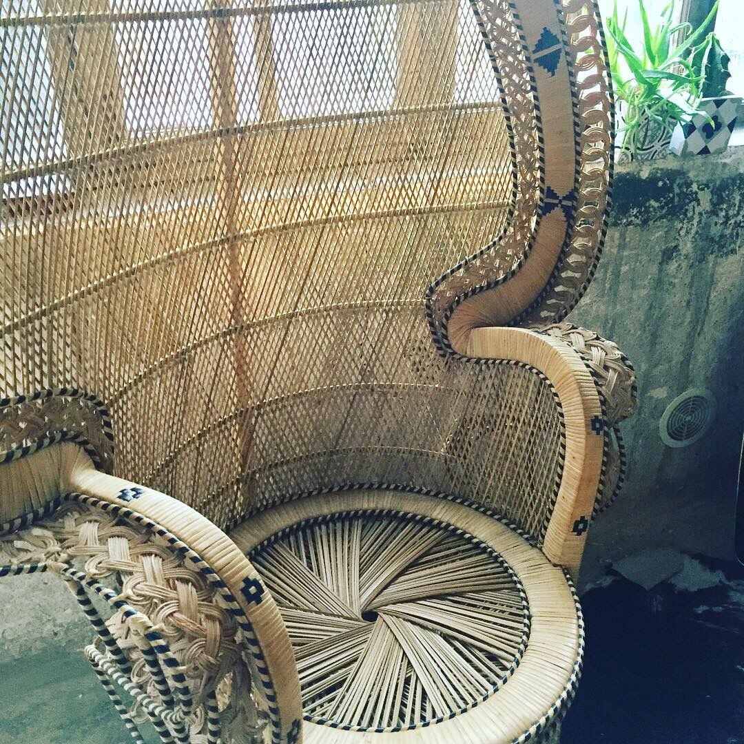 Emmanuelle rattan armchair