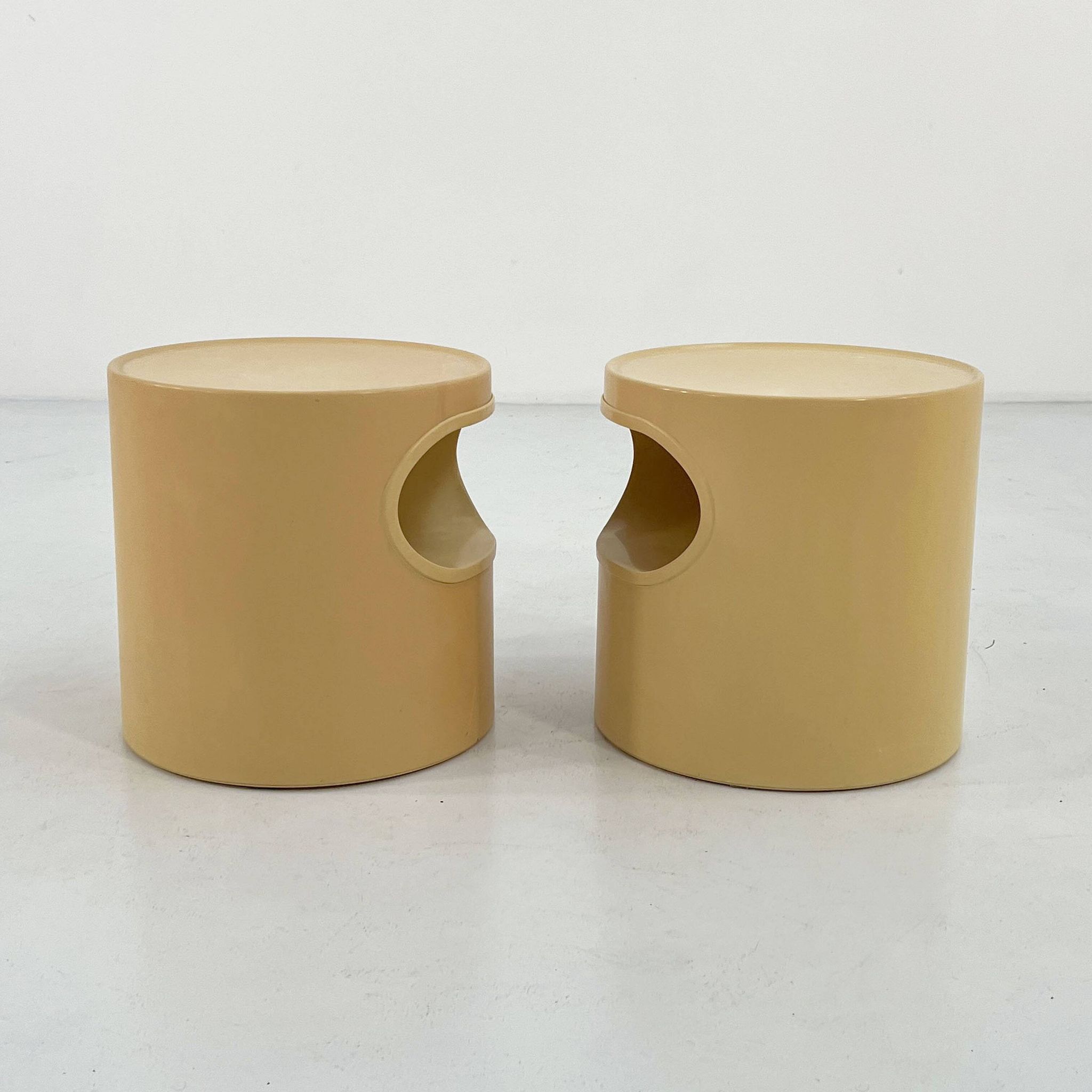 Pair of Giano-Giano-Vano Side Tables by Emma Gismondi for Artemide