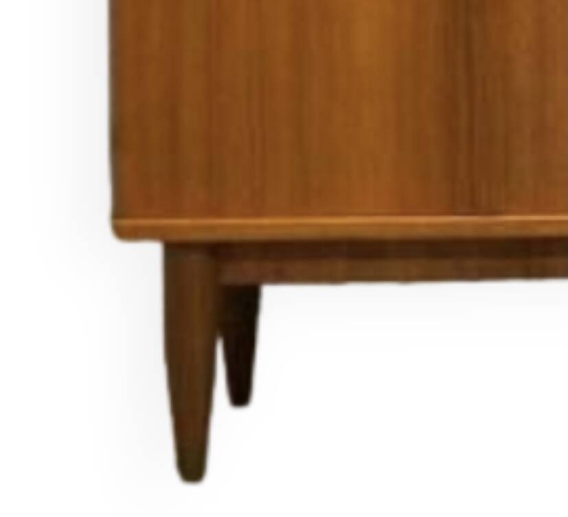 Vintage Scandinavian teak wardrobe from the 1960s.
