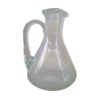 Carafon en verre bullé de Cassis