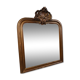 Old French fireplace mirror with beautiful ornament