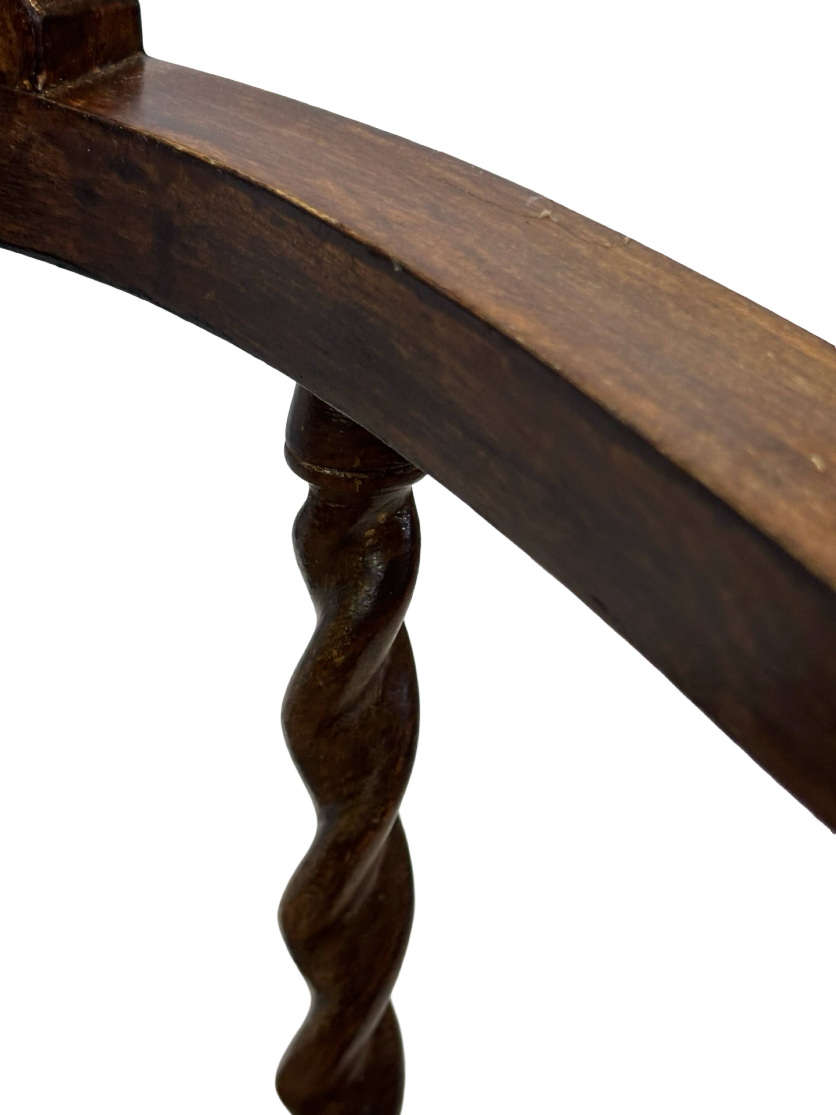 Antique Barley Twist, Rattan Seated Captains Chair easy chair Classic