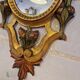 Antique Italian Polychrome Carved Wooden Mirror