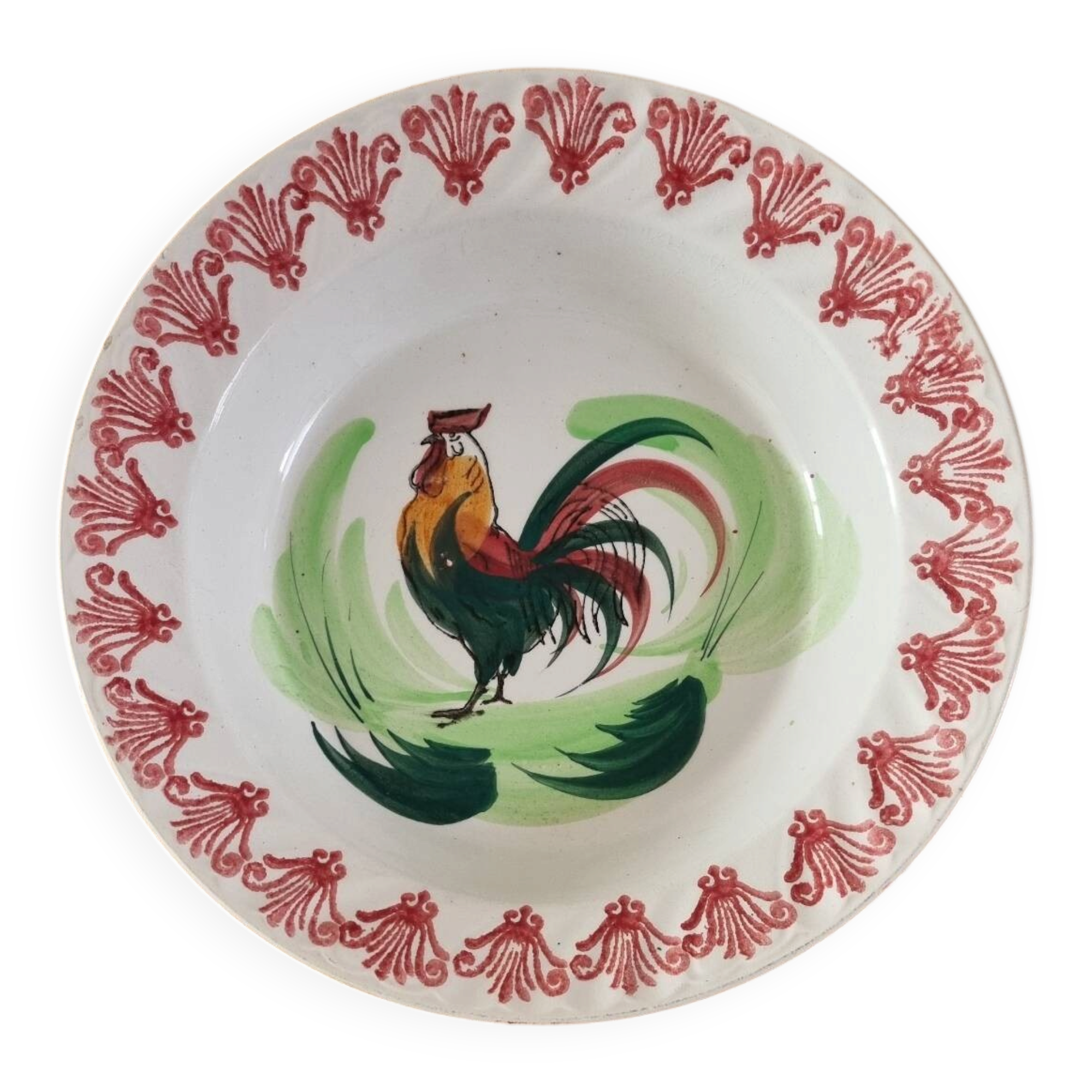 Ceramic plate Moulin des Loups