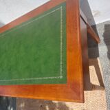 Green leather top desk