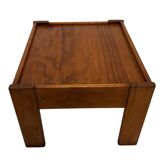 Vintage set of 3 side tables nesting pine wood 60s