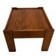 Vintage set of 3 side tables nesting pine wood 60s