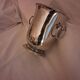 Small "refreshment" or ice bucket, in stainless steel, silversmith Jean Couzon.