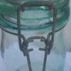 Two jars glass La Lorraine