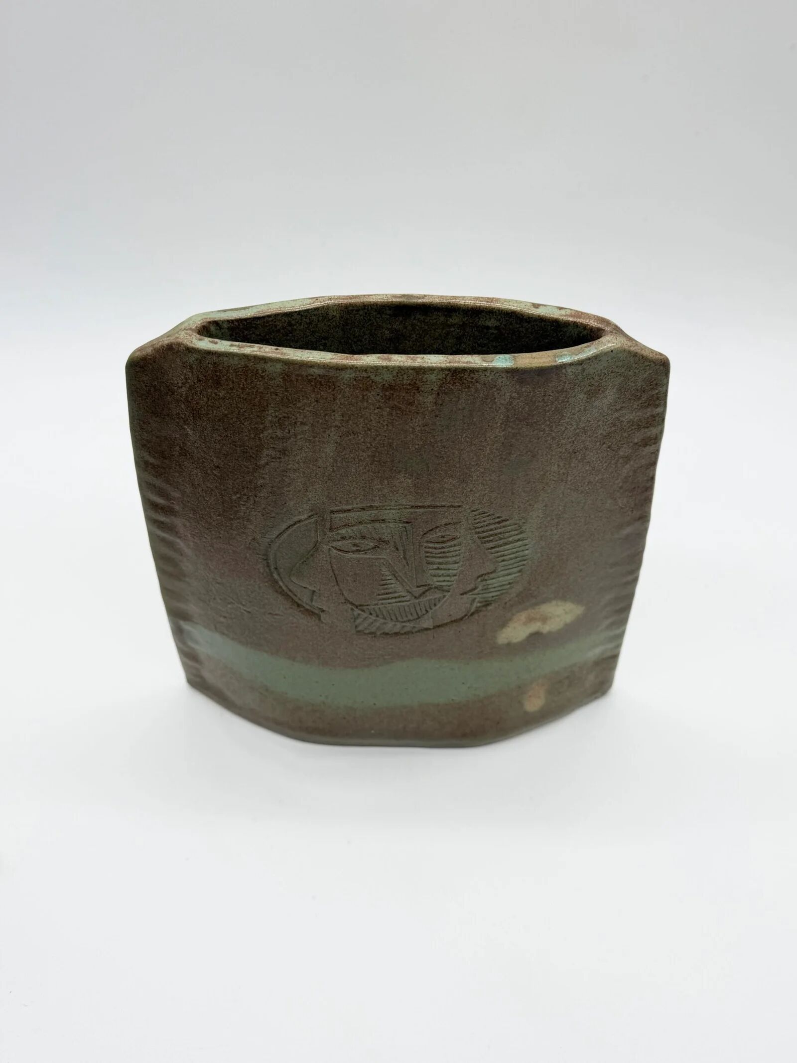 "Totem" vase signed by Anthony Pitot – unique piece, 1980s